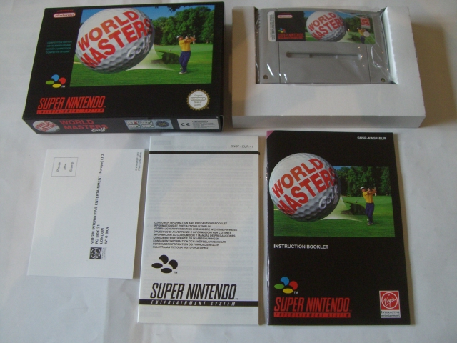 SNES World Masters Golf EUR SNES World Masters Golf EUR