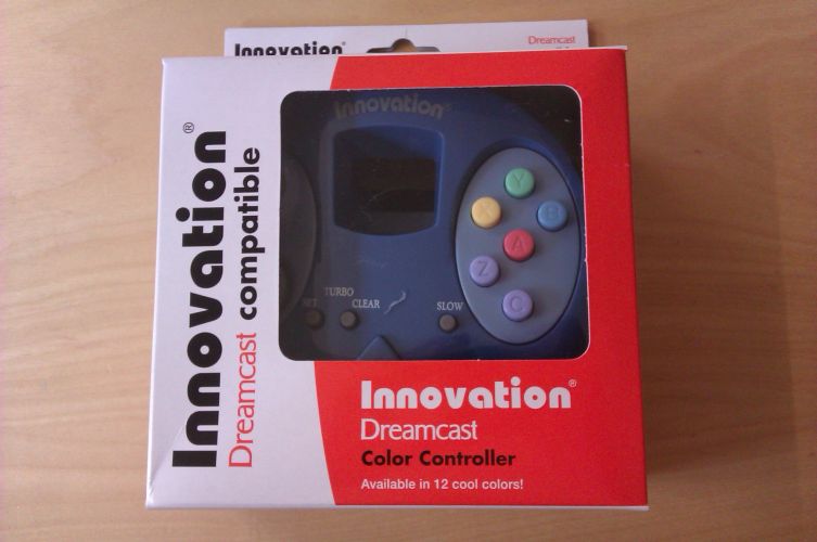 DC Dreamcast Innovation Controller Solid Blue - zum Schließen ins Bild klicken