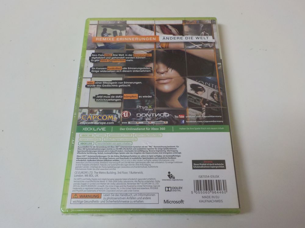 Xbox 360 Remember Me - zum Schließen ins Bild klicken