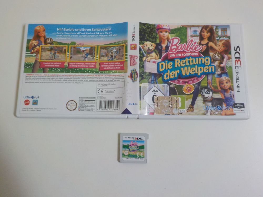 3DS Barbie und ihre Schwestern Die Rettung der Welpen - zum Schließen ins Bild klicken