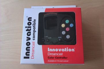 DC Dreamcast Innovation Controller See-Through Black
