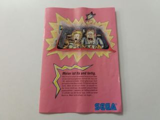 MS Sega Leaflet / Advertising