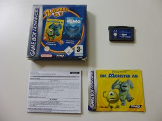 GBA 2 Games in 1 Monster AG + Findet Nemo NOE