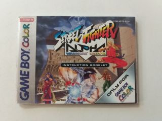 GBC Street Fighter Alpha Warriors' Dreams EUU Manual