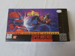 SNES Mighty Morphin Power Rangers The Fighting Edition