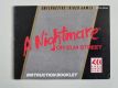 NES A Nightmare on Elm Street USA Manual