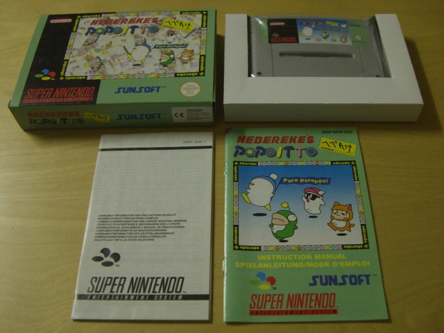 SNES Hebereke's Popoitto EUR SNES Hebereke's Popoitto EUR