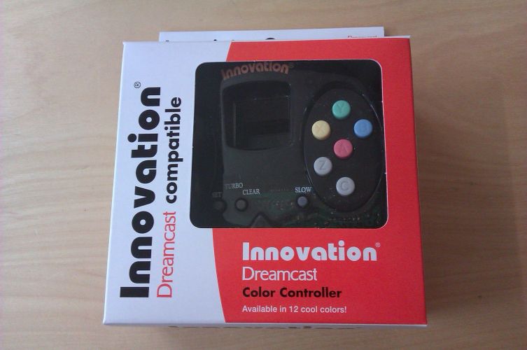 DC Dreamcast Innovation Controller See-Through Black - zum Schließen ins Bild klicken