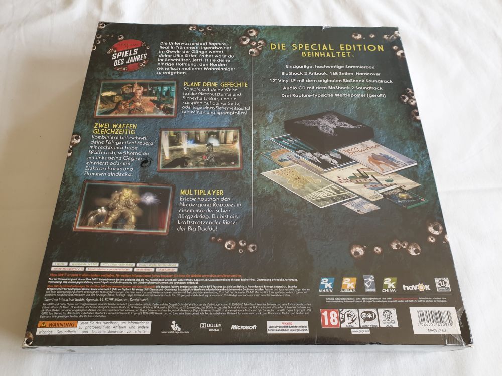 Xbox 360 Bioshock 2 - Special Edition - Click Image to Close