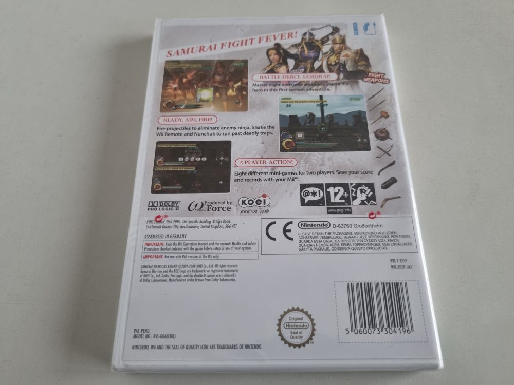 Wii Samurai Warriors - Katana UKV - zum Schließen ins Bild klicken
