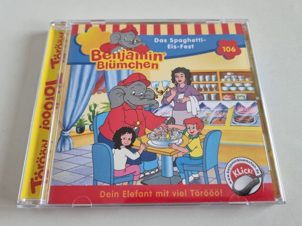 Benjamin Blümchen - 106 Das Spaghetti-Eis-Fest - zum Schließen ins Bild klicken