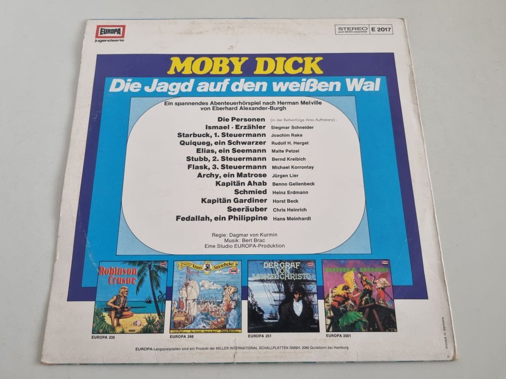 LP Moby Dick - Die Jagd auf den weißen Wal - zum Schließen ins Bild klicken