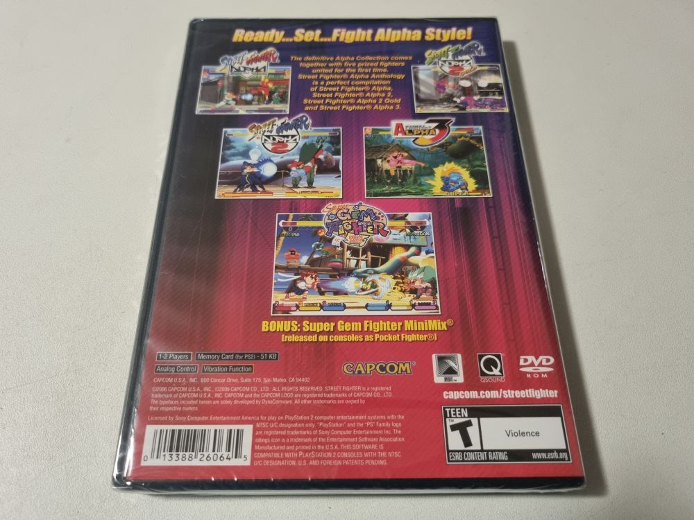 PS2 Street Fighter Alpha Anthology - zum Schließen ins Bild klicken
