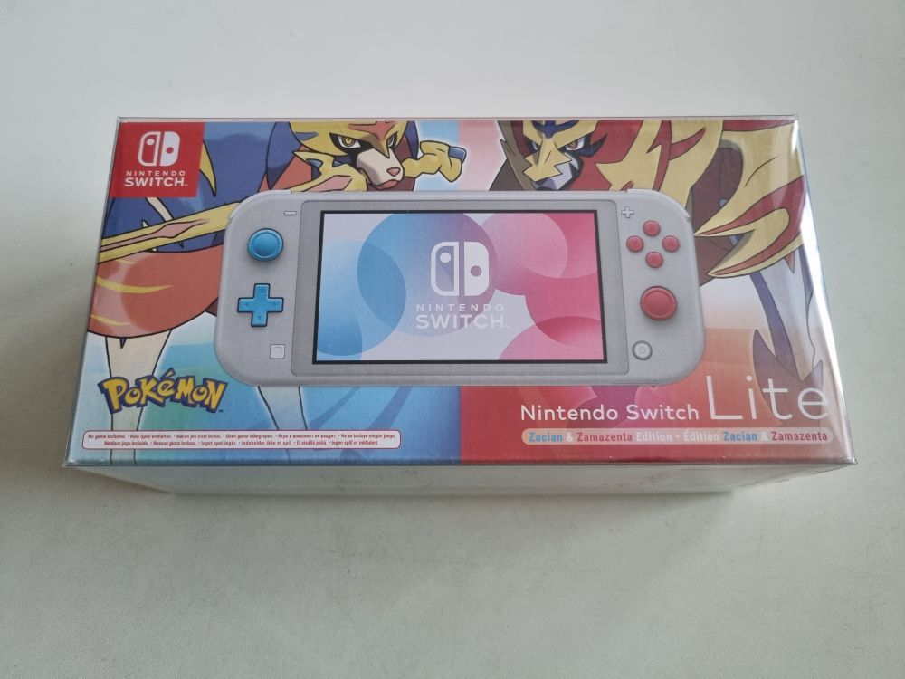 Nintendo Switch Lite console Pokemon Sword Shield Zacian Zamazenta