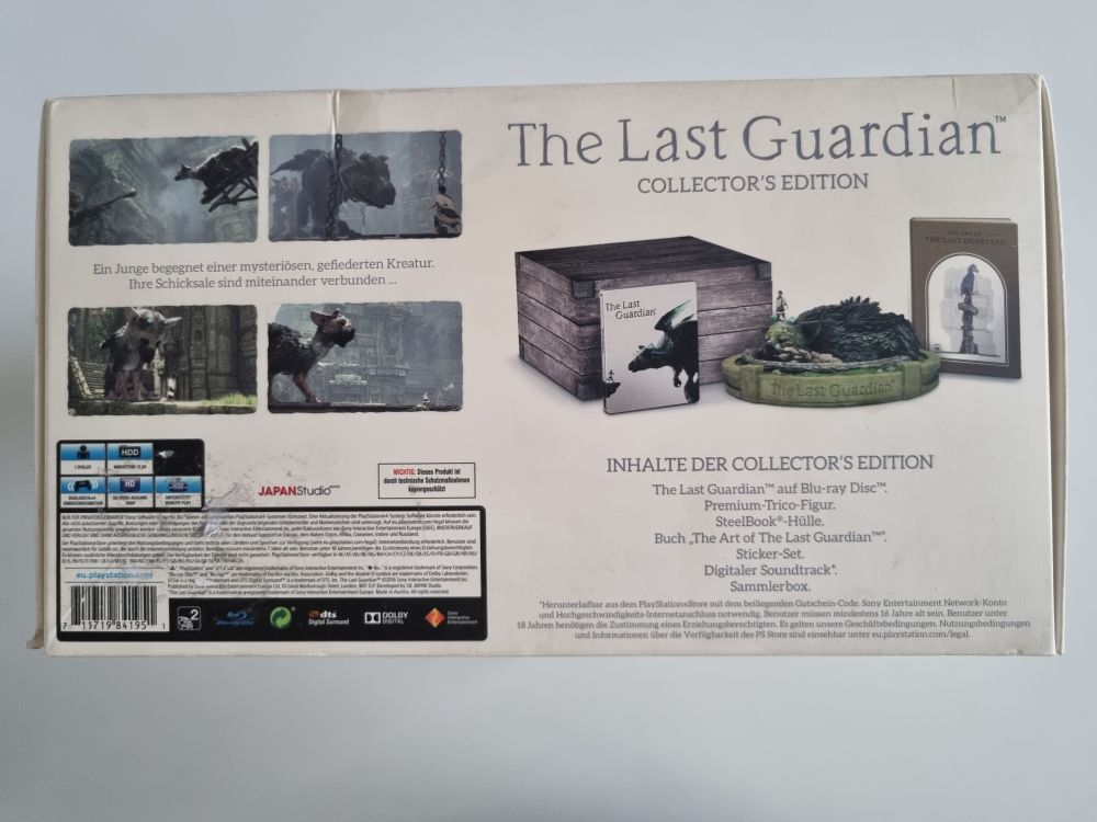 The Last Guardian Collector's Edition PS4 Great Condition