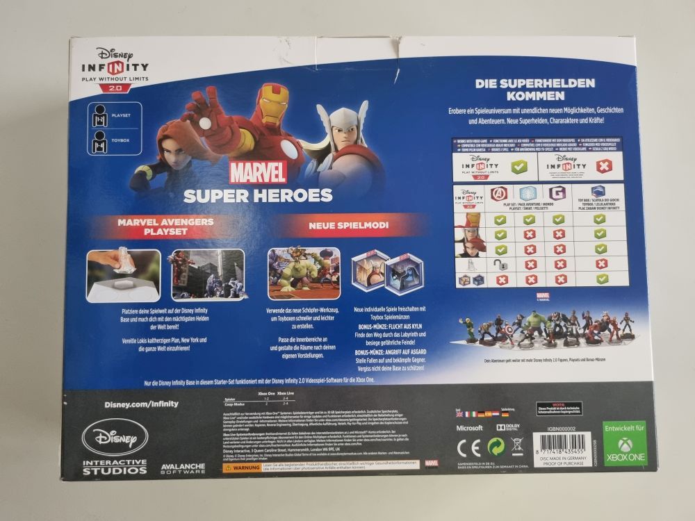 Xbox One Disney Infinity 2.0 - Marvel SuperHeroes - Starter Pack - Click Image to Close