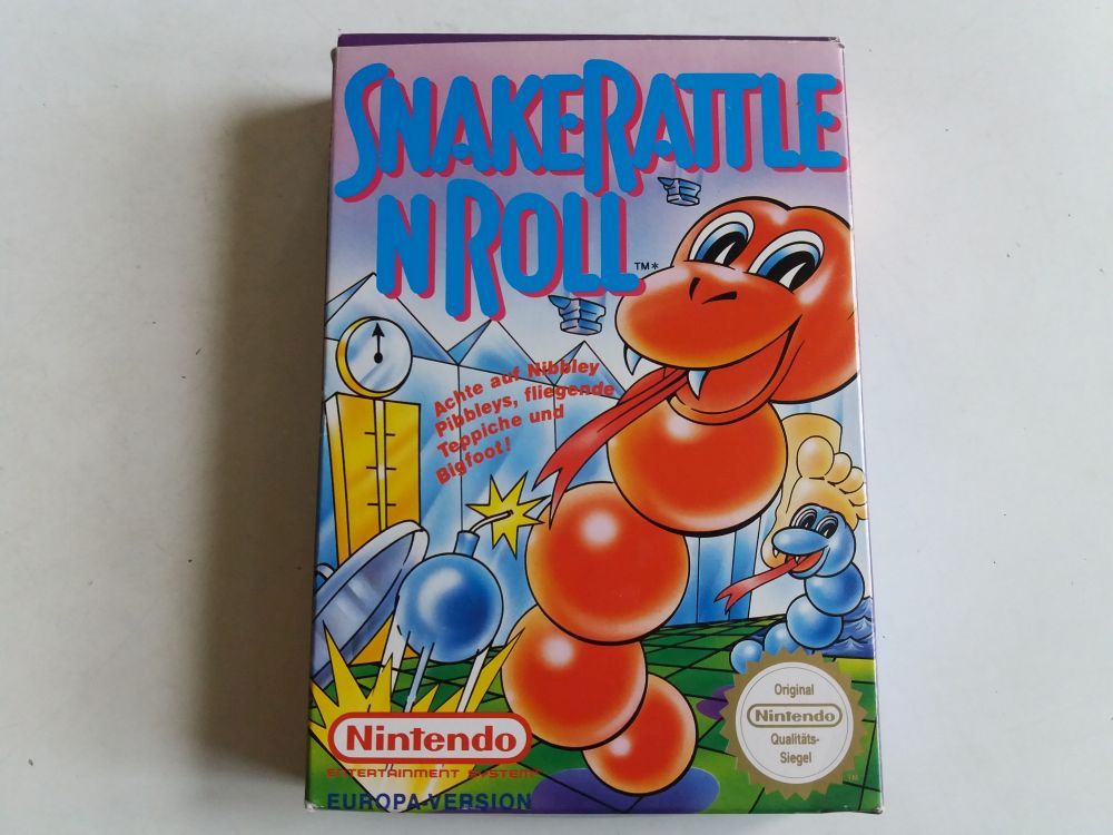 NES Snake Rattle N Roll NOE - zum Schließen ins Bild klicken