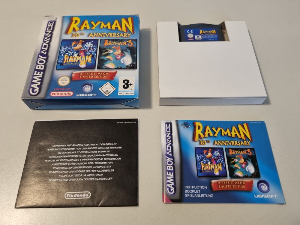 GBA Rayman - 10th Anniversary - 2 Title Pack Limited Edition EUR - zum Schließen ins Bild klicken