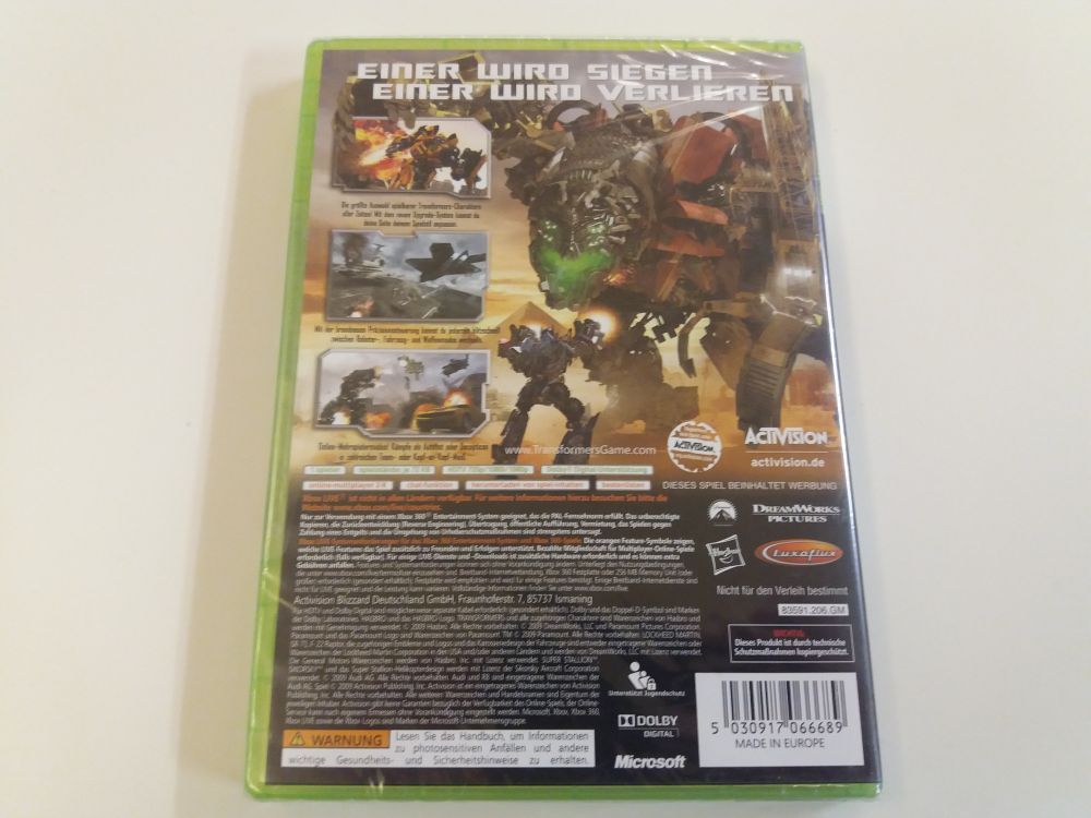 Xbox 360 Transformers Die Rache - zum Schließen ins Bild klicken