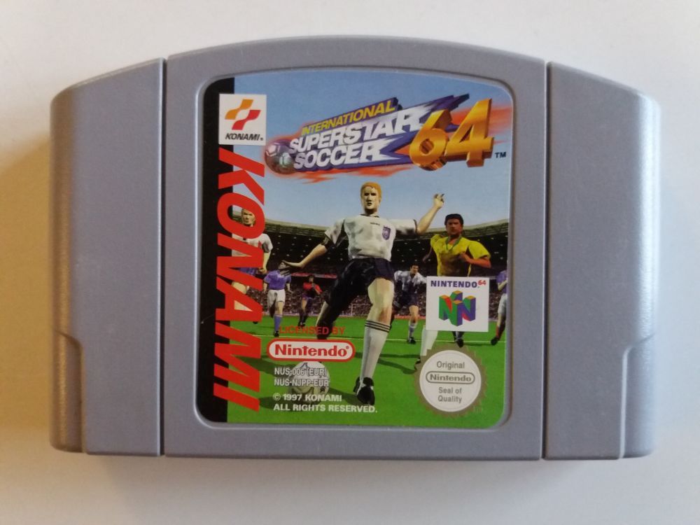 N64 International Superstar Soccer 64 Eur 1 99 Retrogamecollectorheaven English Version