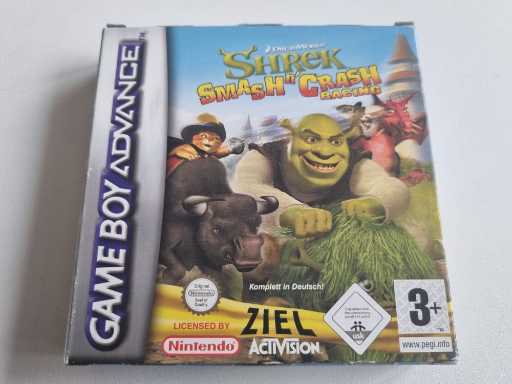 Shrek Smash n' Crash Racing - (GBA) Game Boy Advance - Game Case