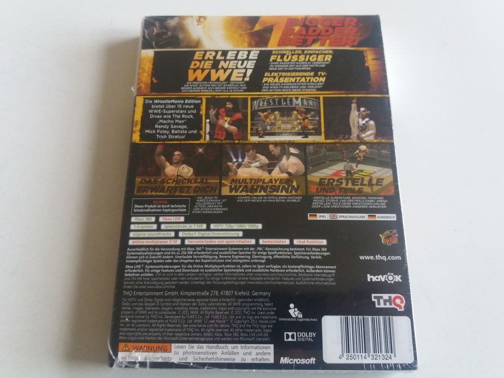 Xbox 360 WWE 12 Wrestlemania Edition - zum Schließen ins Bild klicken
