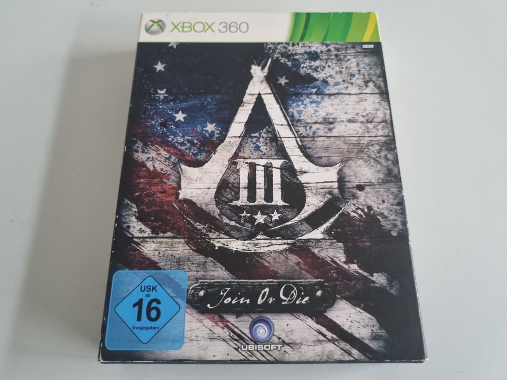 Xbox 360 Assassin's Creed III - Join or Die Edition - zum Schließen ins Bild klicken