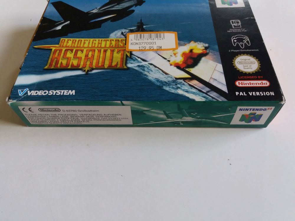 Aero Fighters Assault Seminovo - Nintendo 64 - Stop Games - A loja de games  mais completa de BH!