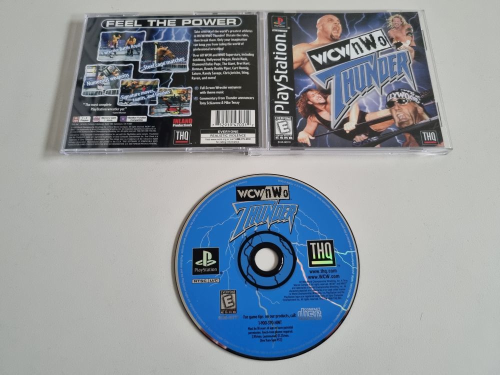 PS1 WCW NWO Thunder 73508 14.99 RetroGameCollectorHeaven