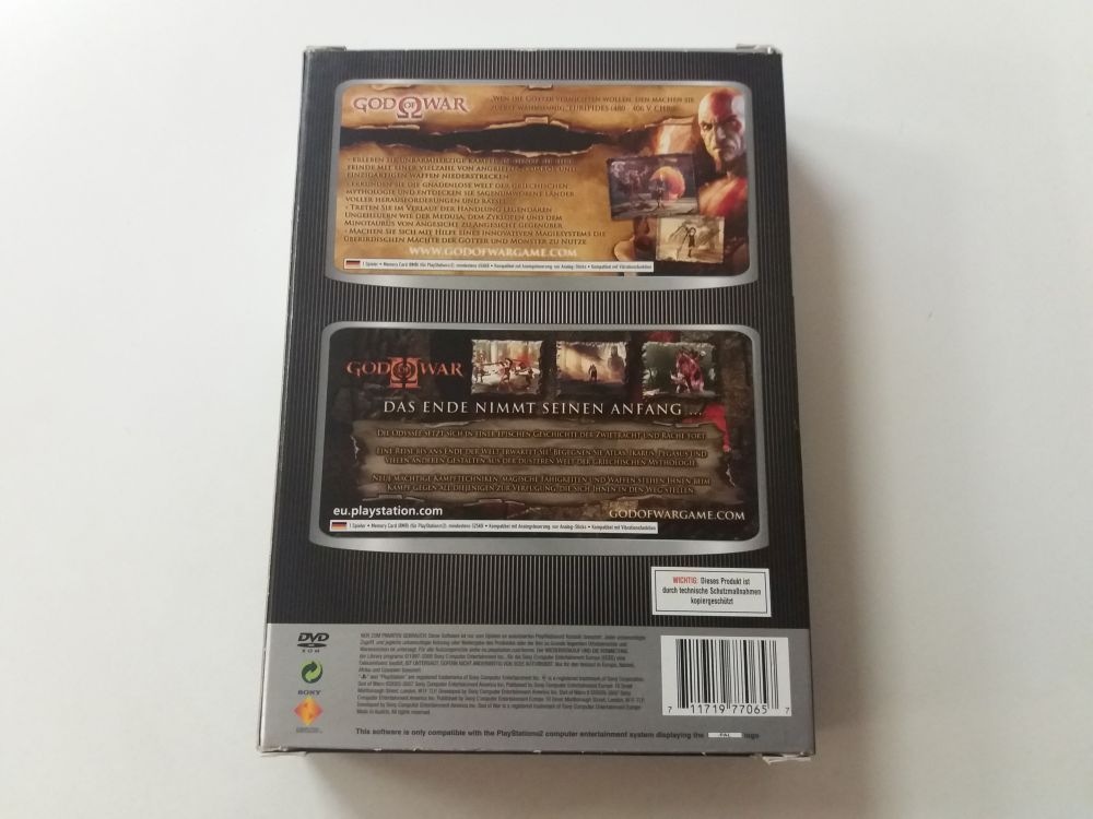 PS2 God of War + God of War II - zum Schließen ins Bild klicken
