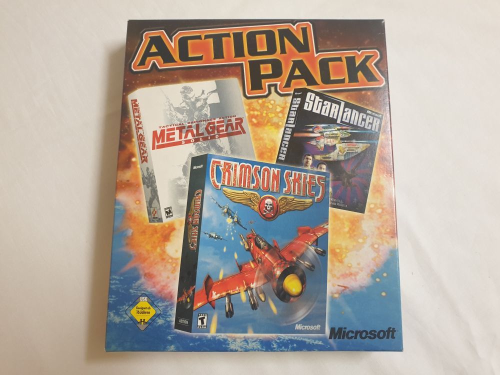 PC Action Pack - Metal Gear Solid - Starlancer - Crimson Skies - Click Image to Close