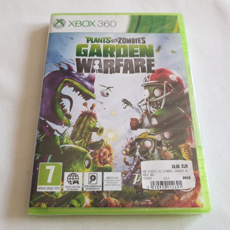  Plants vs Zombies - Garden Warfare - Xbox 360 - NEW SEALED :  Video Games