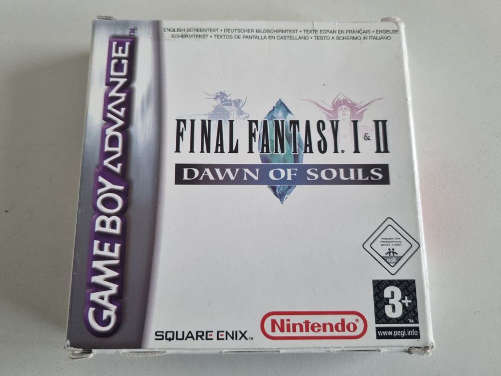 Final Fantasy I & II: Dawn of Souls - Game Boy Advance GBA Game