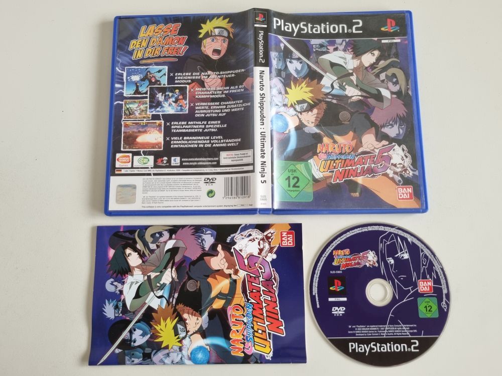 Naruto Shippuden: Ultimate Ninja 5 (PAL) - Playstation 2 – Retro Raven Games