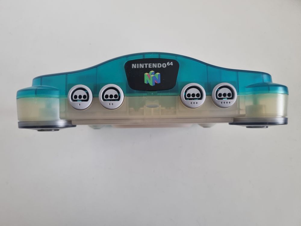 N64 Console Clear Blue NUS-001 - Click Image to Close