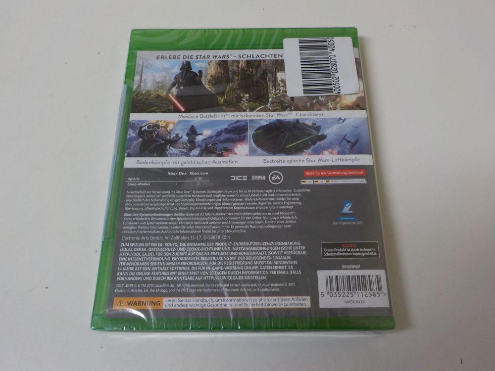 Xbox One Star Wars Battlefront - zum Schließen ins Bild klicken