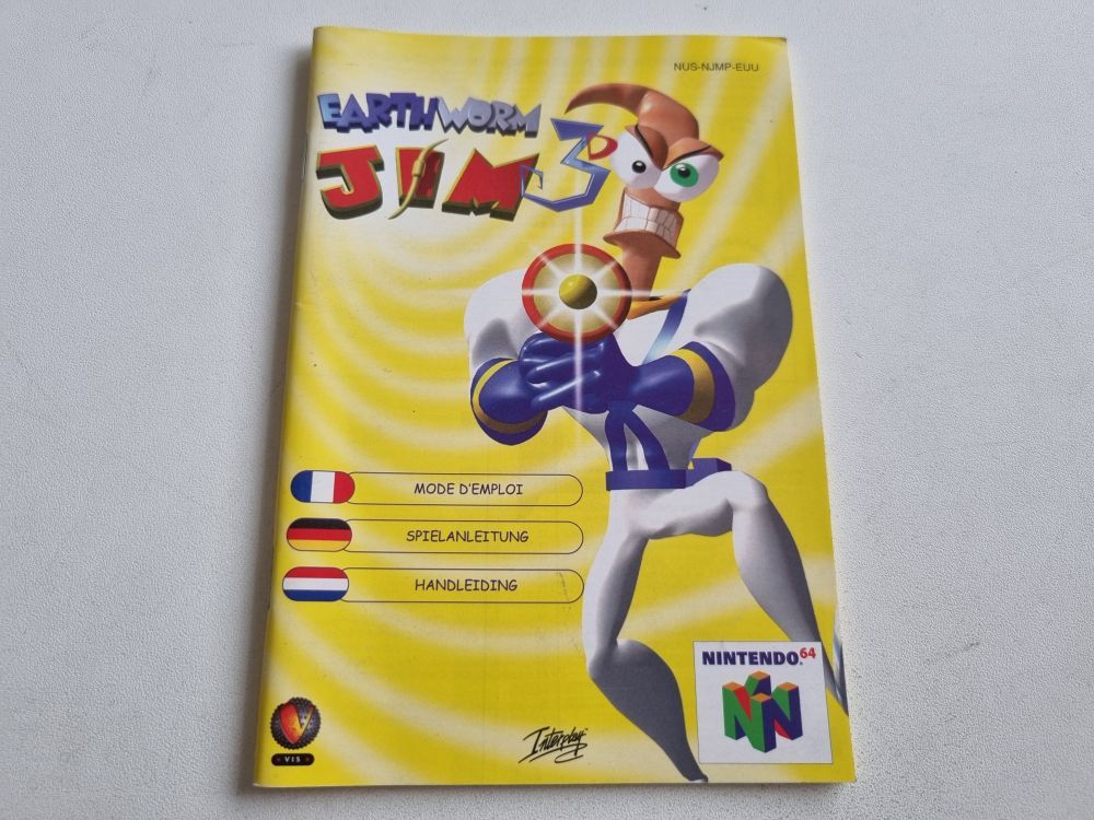 N64 Earthworm Jim 3D EUU Manual - zum Schließen ins Bild klicken