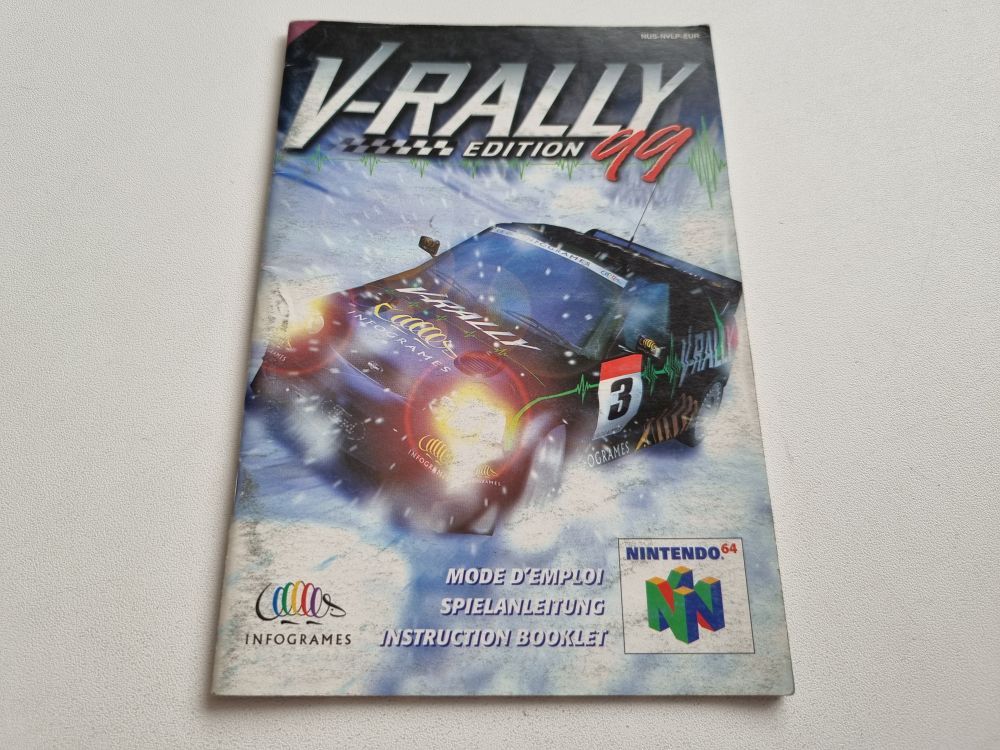 N64 V-Rally Edition 99 EUR Manual - zum Schließen ins Bild klicken