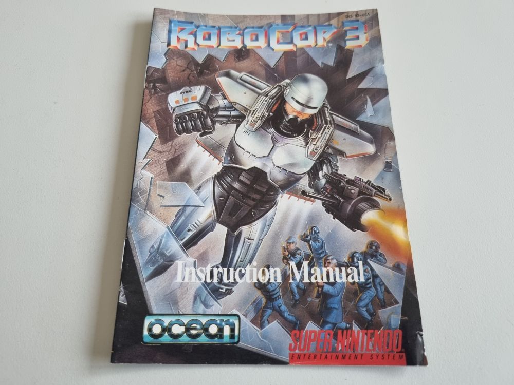 SNES Robocop 3 USA Manual - zum Schließen ins Bild klicken