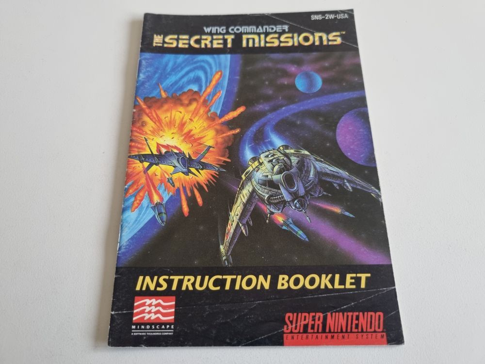 SNES Wing Commander - The Secret Missions USA Manual - zum Schließen ins Bild klicken