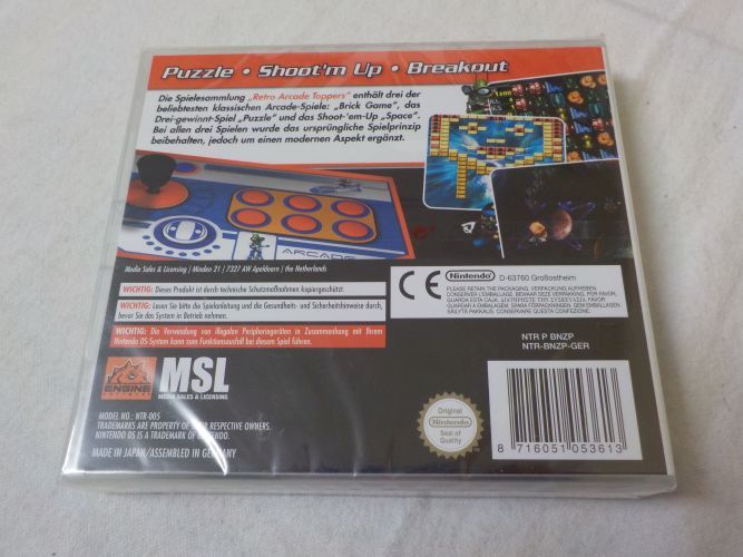 retro arcade toppers