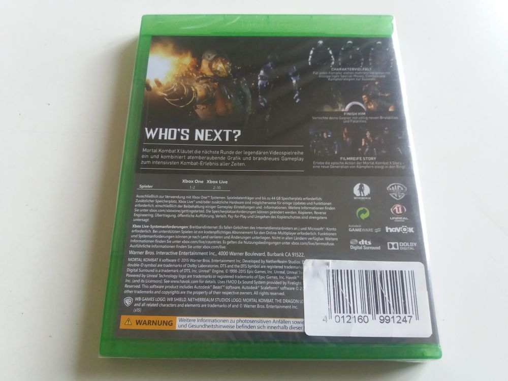 Xbox One Mortal Kombat X - zum Schließen ins Bild klicken