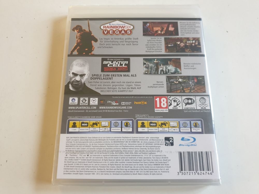 PS3 Tom Clancy's Rainbow Six Vegas & Splinter Cell Double Agent - zum Schließen ins Bild klicken