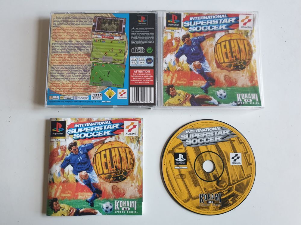Ps1 International Superstar Soccer Deluxe 580 34 99 Retrogamecollectorheaven English Version