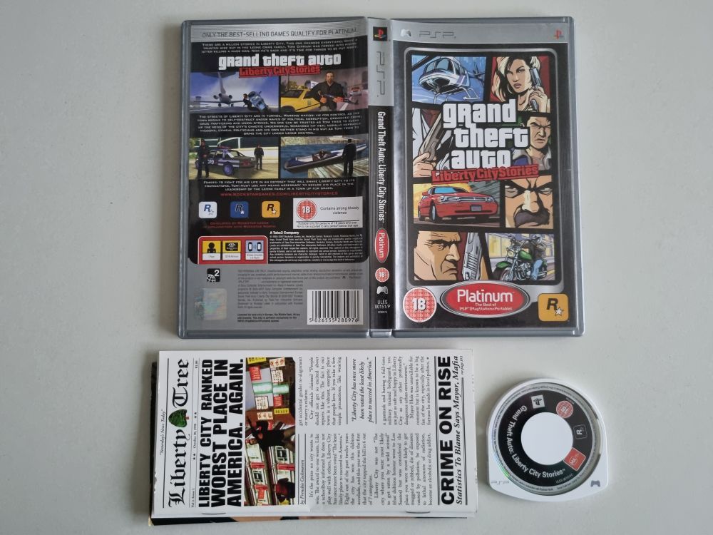 PSP: Grand Theft Auto Liberty City Stories GTA (PLATINUM