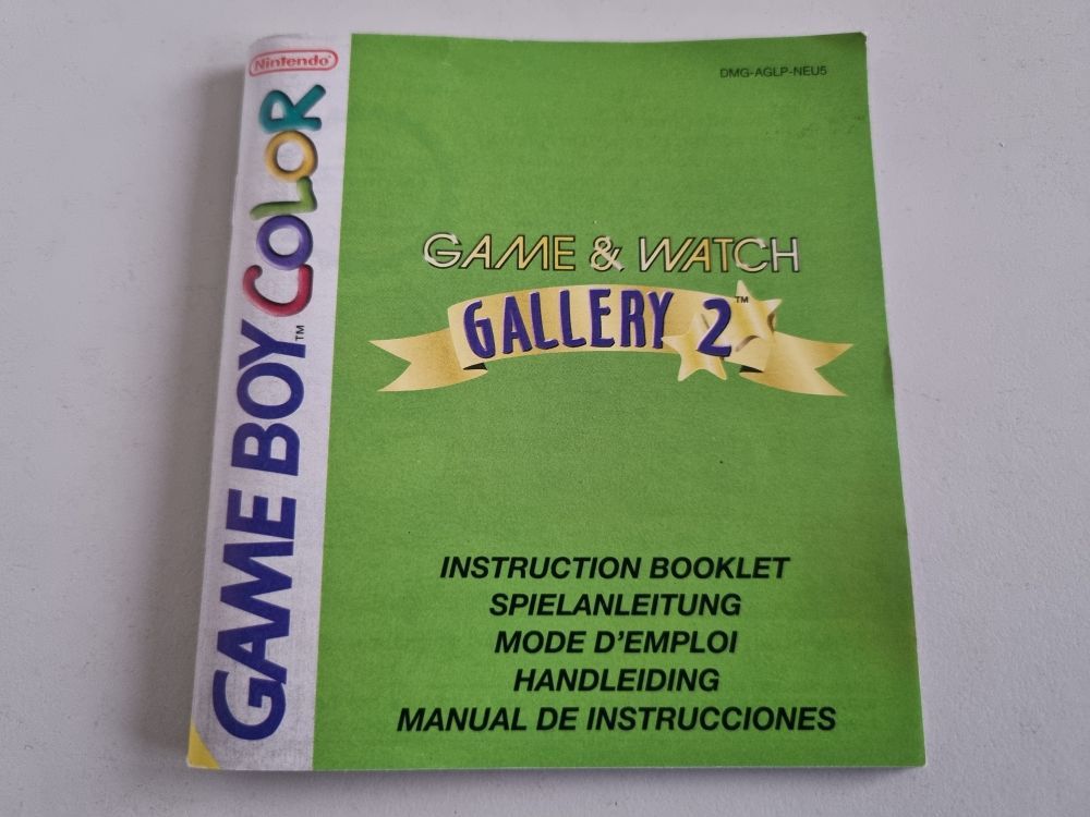GBC Game & Watch Gallery 2 NEU5 Manual - zum Schließen ins Bild klicken
