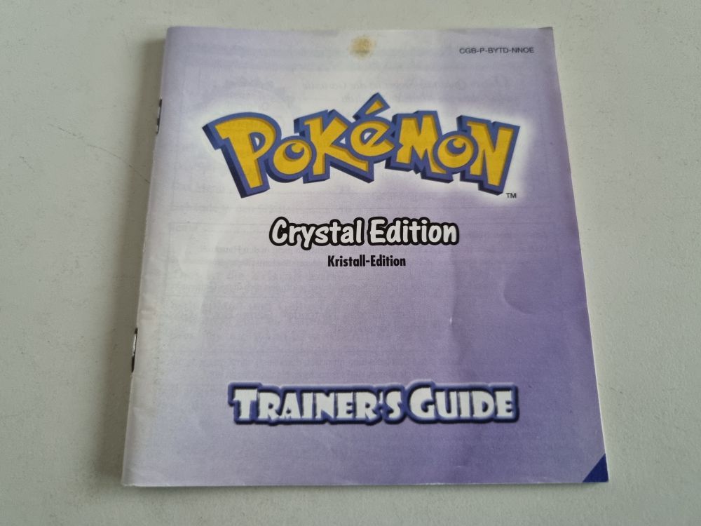 GBC Pokemon - Crystal Edition - Trainer's Guide NNOE - zum Schließen ins Bild klicken