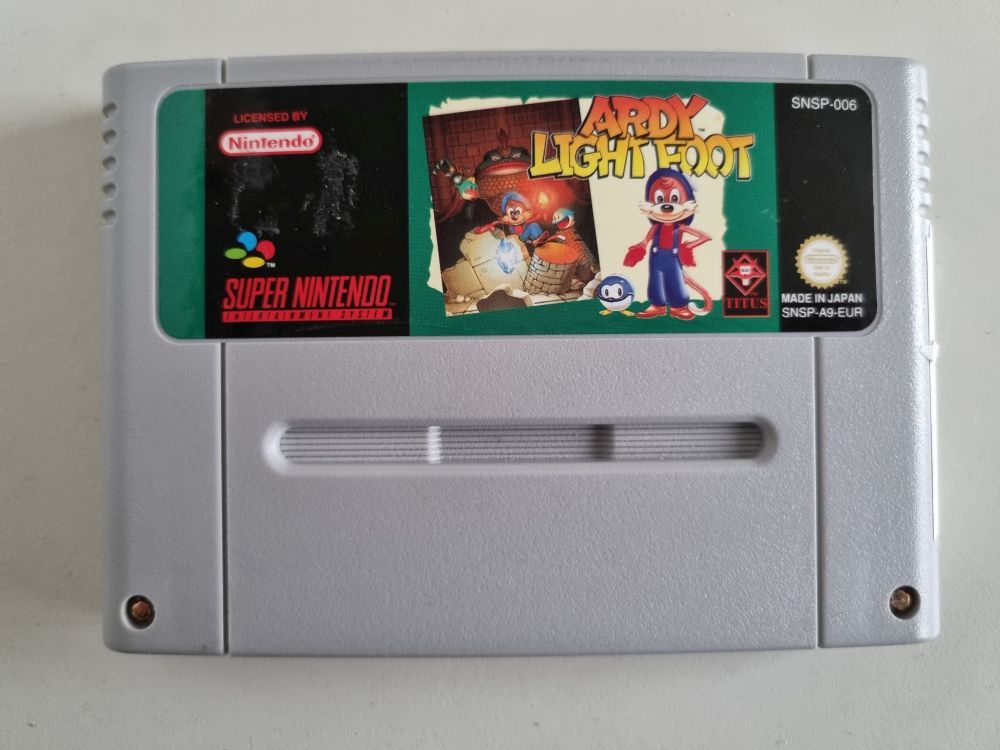 SNES Ardy Lightfoot EUR - Click Image to Close