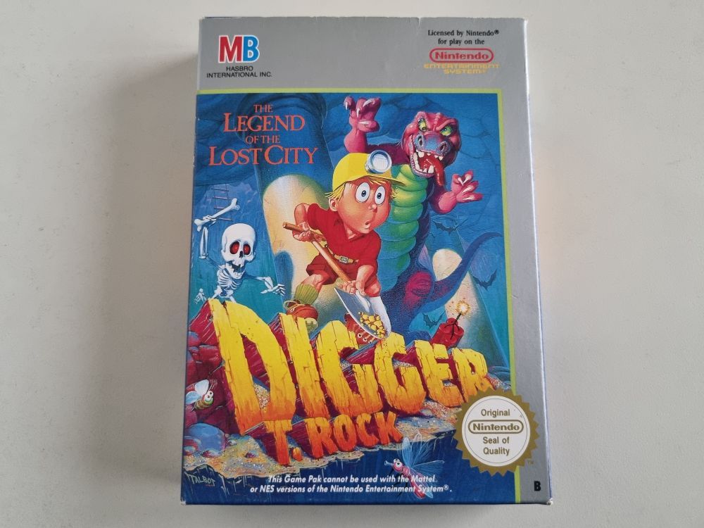 NES Digger T. Rock - The Legend of the Lost City NOE - zum Schließen ins Bild klicken
