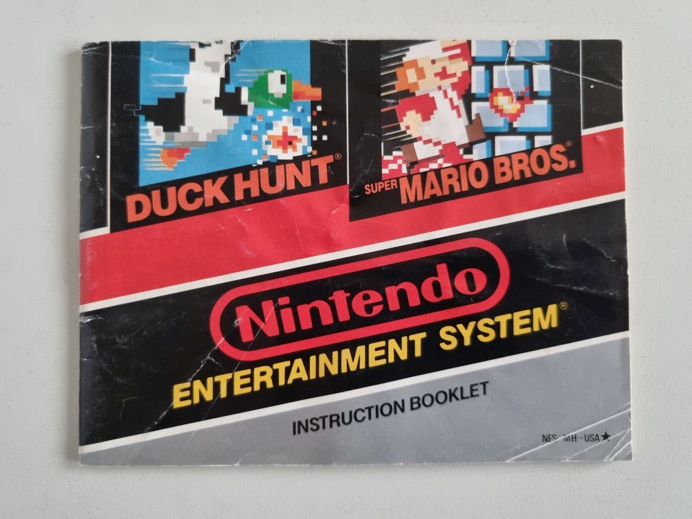 NES Duck Hunt / Super Mario Bros USA Manual - zum Schließen ins Bild klicken